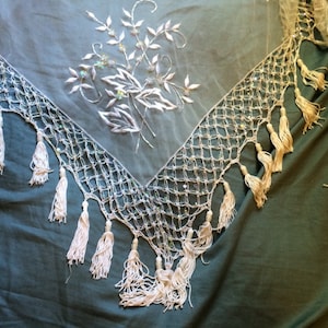 Lace Shawl, Sequin Shawl, Sequin Scarf, Bridal Shawl, White Shawl, Lace Scarf, Delicate Shawl, Formal Shawl, Elegant Shawl, Wedding Wrap