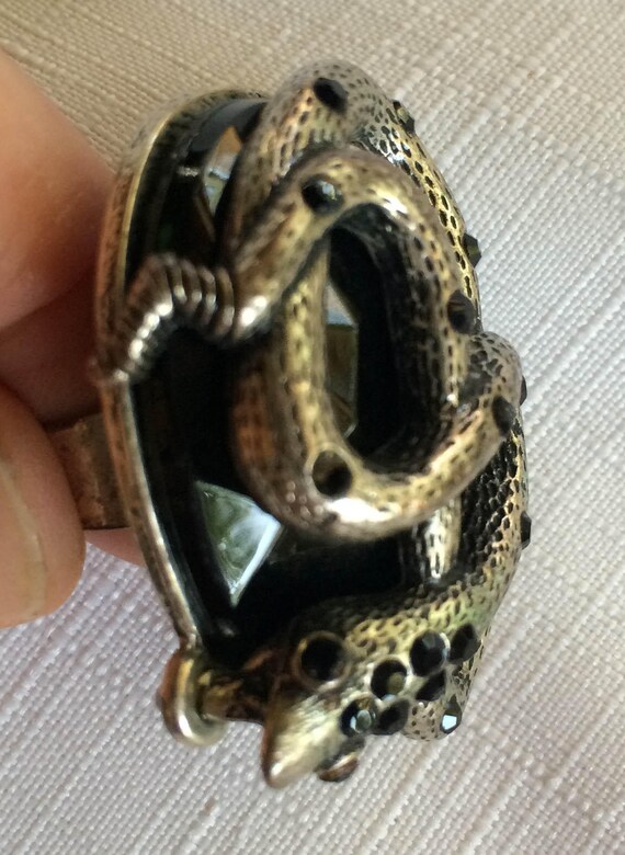 Snake Ring, Gothic Snake Ring, Black Snake Ring, … - image 5