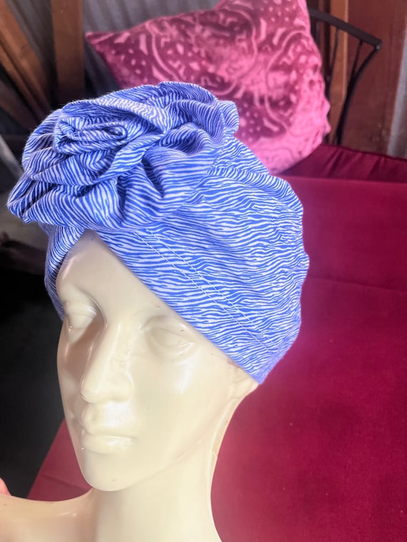 Stretchy Turban, Floral Turban, Beach Turban, Tro… - image 7