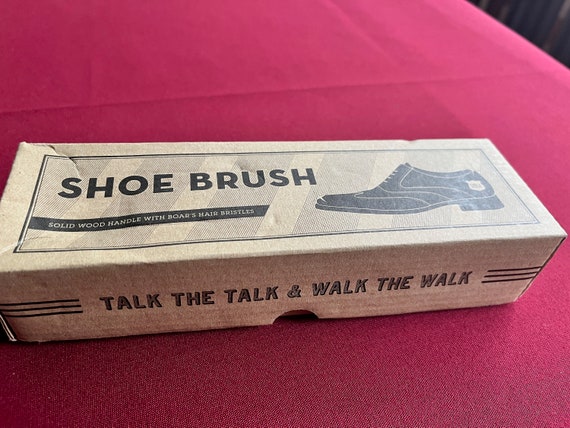 Shoe Brush, Shoe Shine Brush, Shoe Accessory, Boa… - image 4