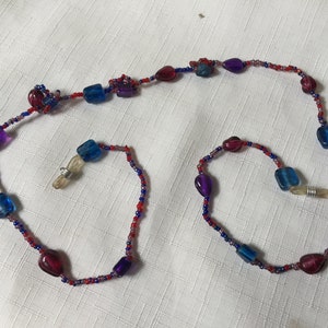 Eyeglass Chain, Multi Eyeglass Chain, Color Eyeglass Chain, Seed Eyeglass Chain, Eyeglass Accessory, Eyeglass Necklace, Bead Eyeglass Chain