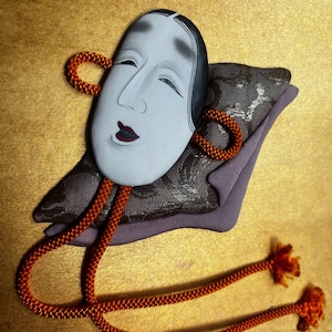 Chinese Art, Noh Mask, Chinese Mask Art, Chinese Wall Art, Chinese Folk Art, Asia Wall Art, Asia Folk Art, Asia Art, Chinese Noh Art, Asia