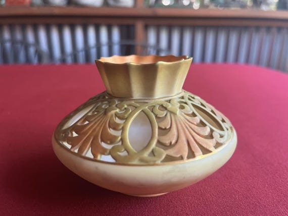 Incensiere vintage, bruciatore di incenso in ceramica set con