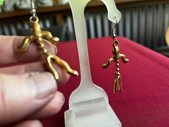 Dancing Man Earring, Primitive Earring, Statement… - image 4