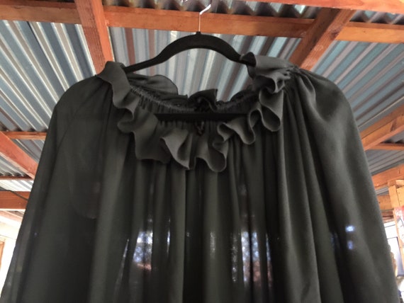 Sheer Black Top,See Through Top,Transparent Top,Se