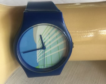 Jaren '90 Art Watch, Modern Art Watch, Art Watch, Museum Watch, Avant Garde Watch, Pop Art Watch, Graphic Watch, 90 Watch, Ongebruikelijk horloge