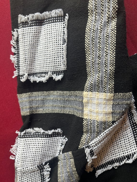 Patchwork Jacket, Black White Jacket, New Identit… - image 7