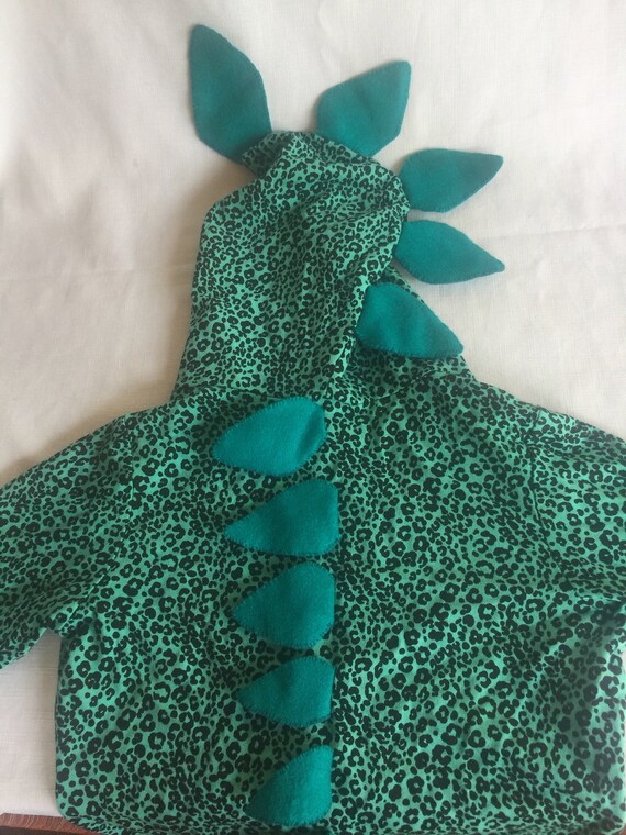 Dinosaur Jacket, Novelty Hoodie, Dinosaur Hoodie, Unique Hoodie, Animal Hoodie, Animal Jacket, Print Hoodie, Costume Hoodie, Graphic Hoodie View 3