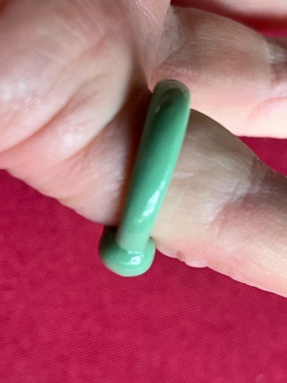 Green Ring, 60s Ring, Mod Ring, Arty Ring, Abstra… - image 6