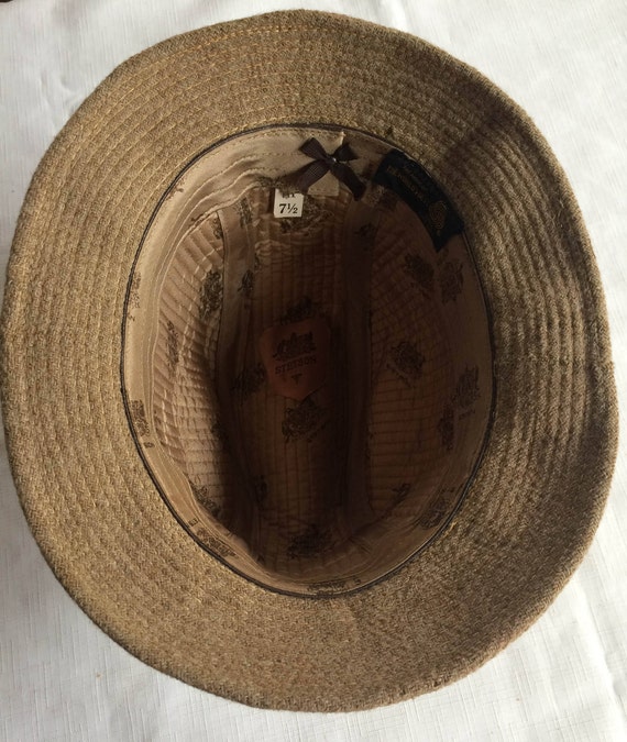 Tan Wool Hat, Tan Hat, Beige Wool Hat, Retro Tan … - image 8
