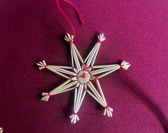 Star Ornament, Swedish Christmas, Straw Ornament, Hand Crafted Ornament, Folk Art Ornament, Natural Ornament, Swedish Ornament, Swedish Xmas