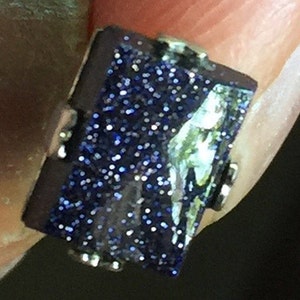Black Tie Tack, Confetti Tie Tack, Glitter Tie Tack, Retro Black Tie Tack, 80s Tie Tack, 70s Tie Tack, Formal Tie Tack, Sparkle Tie Tack,