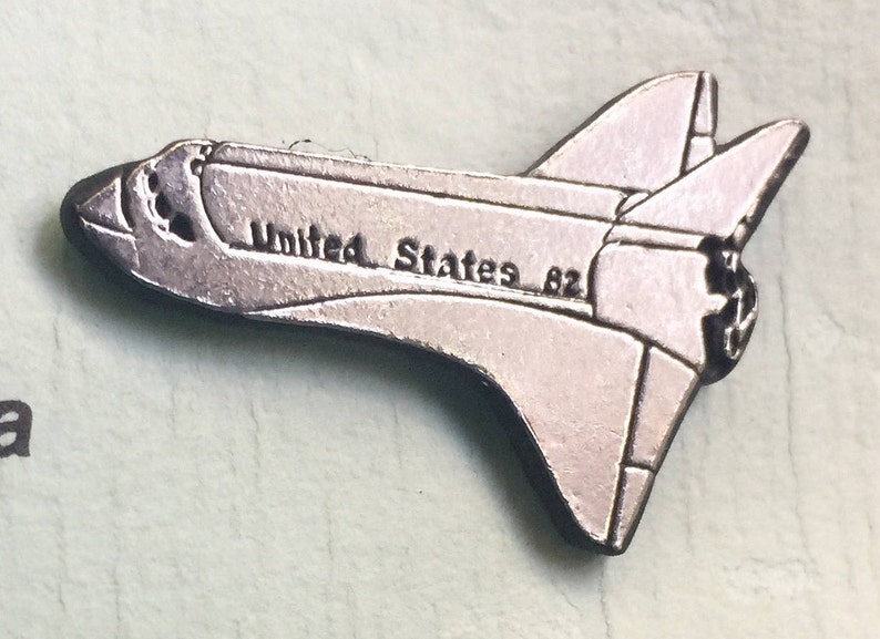 Space Shuttle Jewelry, Shuttle Souvenir, Space Shuttle, Columbia Shuttle, NASA Jewelry, NASA Souvenir, Space Program, Space Pin, NASA Pin image 2