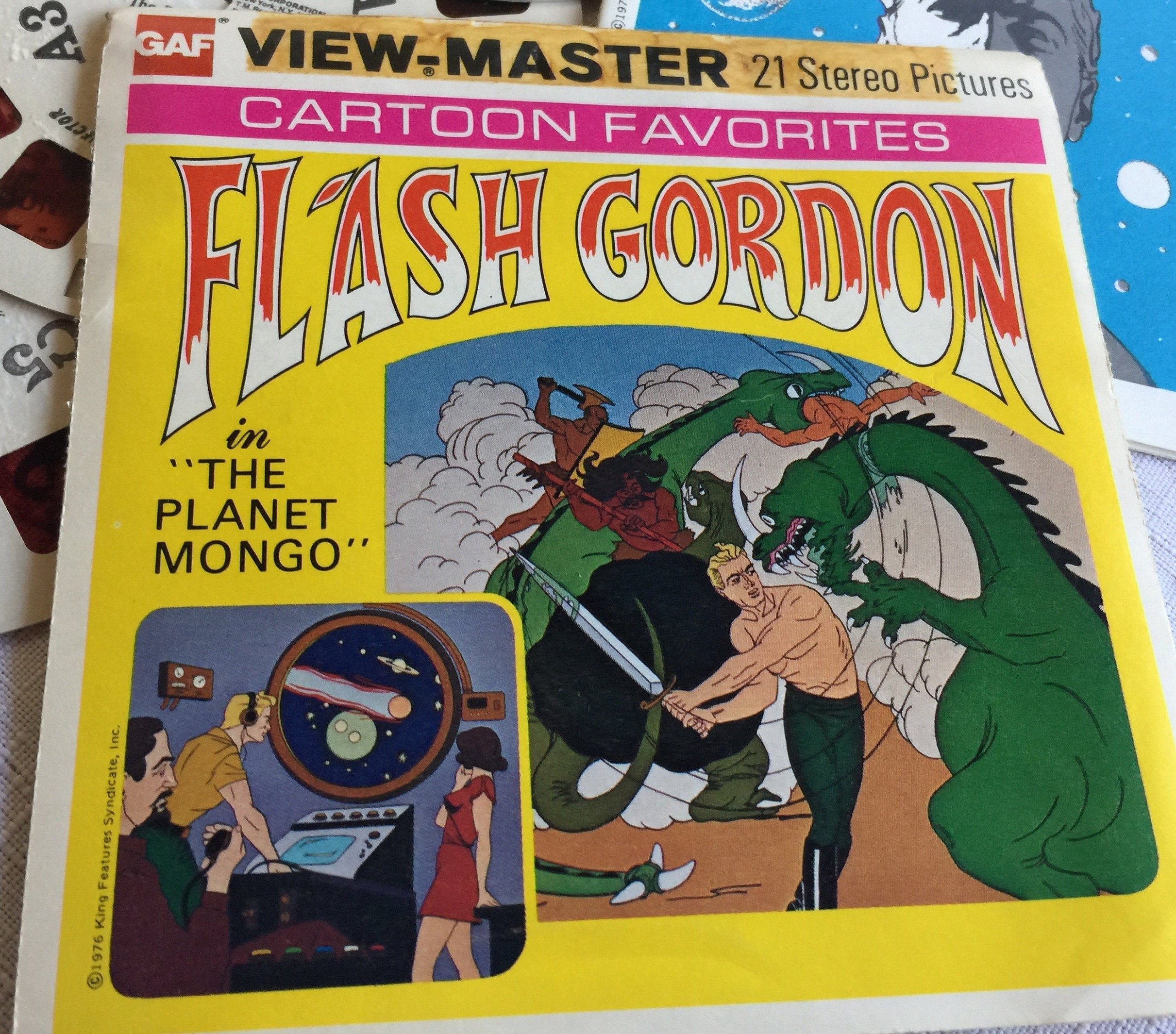 Vintage Sawyer's View-Master ViewMaster Reels - FLASH GORDON - 3