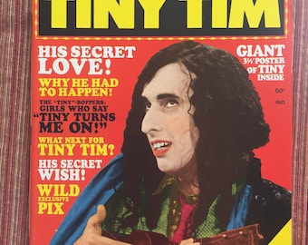 Tiny Tim Singer 2.25" Fridge Magnet 
