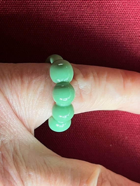 Green Ring, 60s Ring, Mod Ring, Arty Ring, Abstra… - image 7