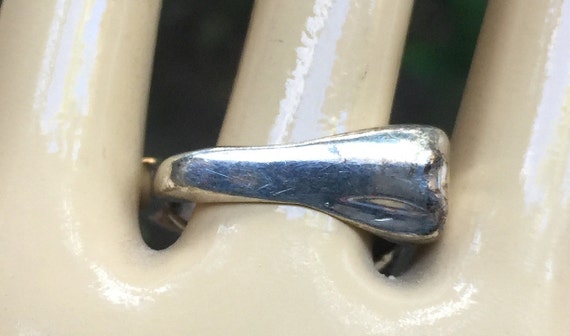Silver Ring, Italy Ring, Angled Ring, Modern Ring… - image 10