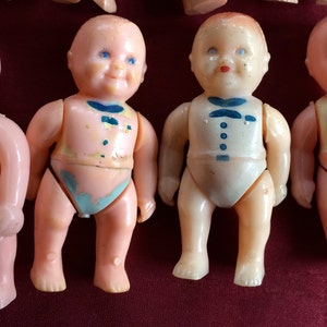 Tiny Baby Doll, Miniature Doll, Dollhouse Doll, Infant Doll, Antique Doll, Tiny Doll, Doll Collection, Collector Doll, Plastic Doll,