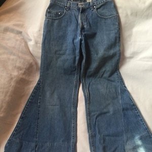 Bellbottom Jeans, Bell Bottom Jeans, Rock Star Jeans, 60s Jeans, One of Kind Jeans, Rare Jeans, Wide Leg Jeans, Hippie Jeans, Mod Jeans