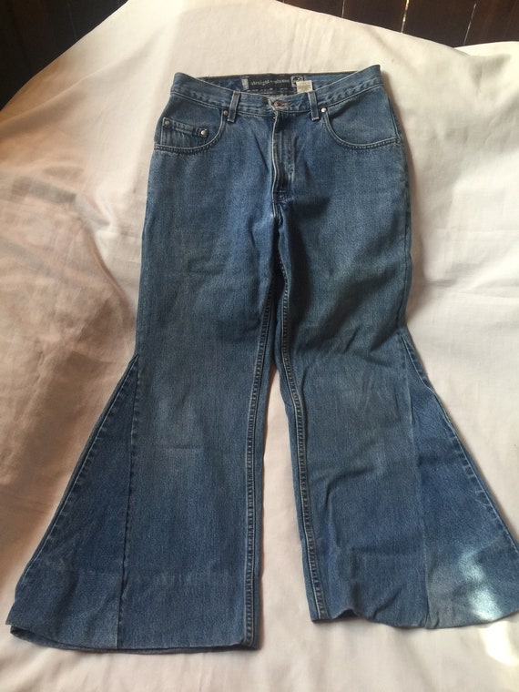 Bellbottom Jeans, Bell Bottom Jeans, Rock Star Jeans, 60s Jeans, One of  Kind Jeans, Rare Jeans, Wide Leg Jeans, Hippie Jeans, Mod Jeans 