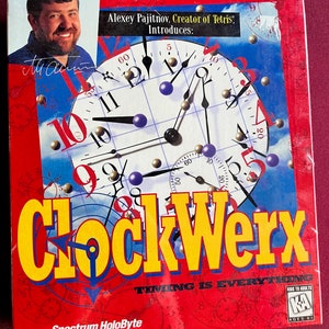 Child Software, 90s Software, Computer Games, Kid Software, Software Games, 90s Computer, Children Game, ClockWerx, Puzzle Game, Mac Game