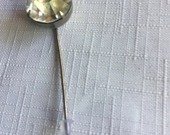 Stick Pin, Hat Pin, Stickpin, Rhinestone Stick pin, Jewel Hat Pin, Rhinestone Pin, Heart Stick Pin, Jewel Hat Pin, Heart Pin, Heart Stickpin