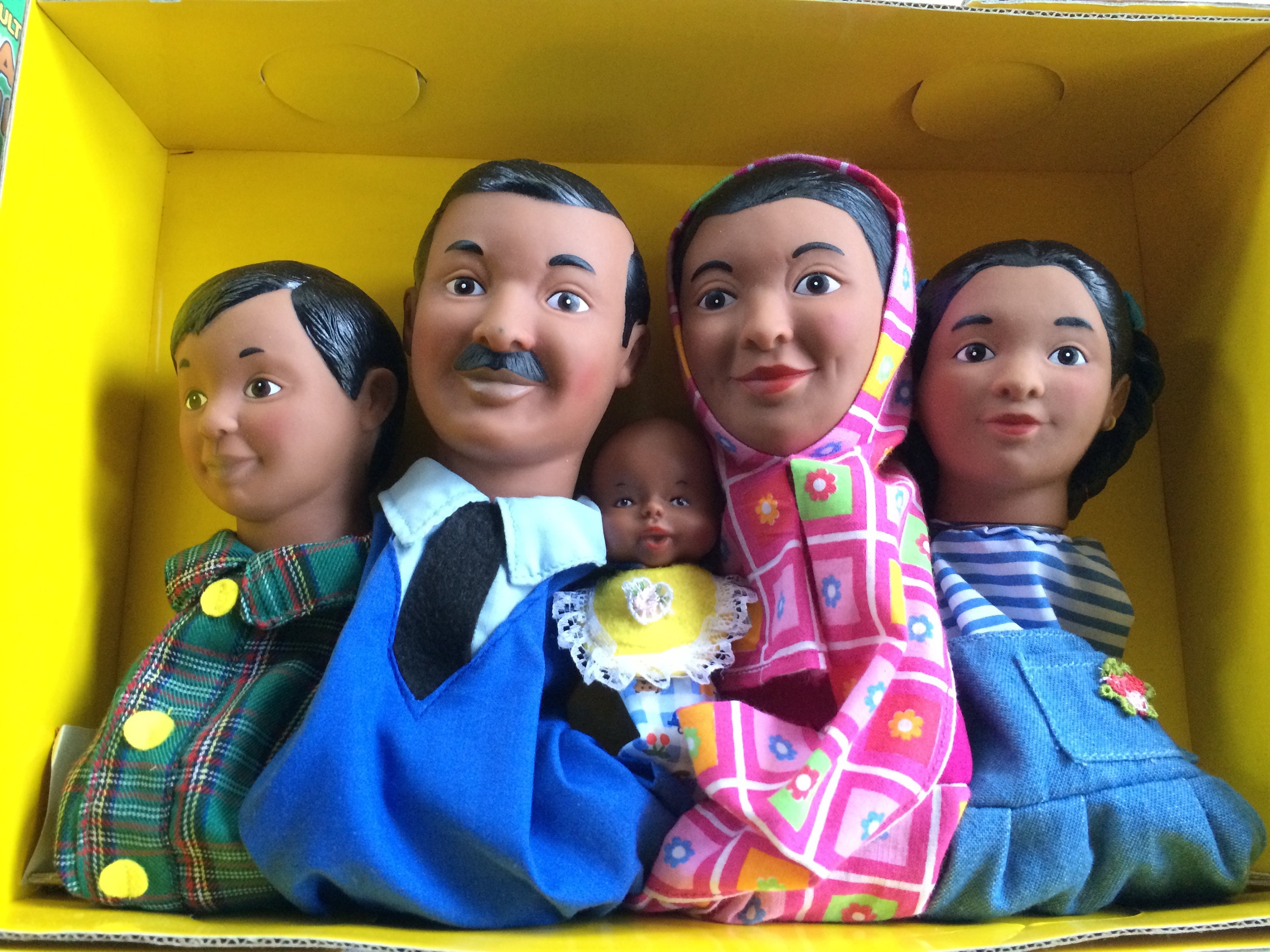 Family Puppet Set Hand Puppet, Vinyl Puppet, Puppet Family, India Puppet, Ethnic Puppet ...