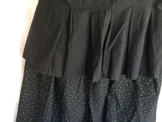 Black Skirt Top Set, Black Skirt Top, 80 Black Ou… - image 10