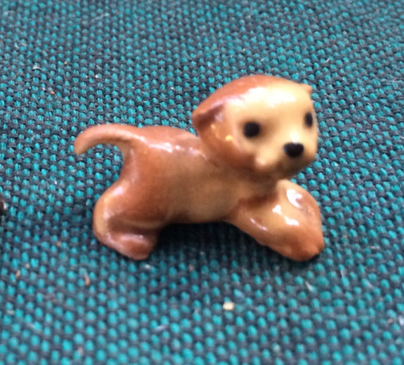Löwe Cub Löwe Miniatur Hund Hund Keramik Figur Hagen Etsy