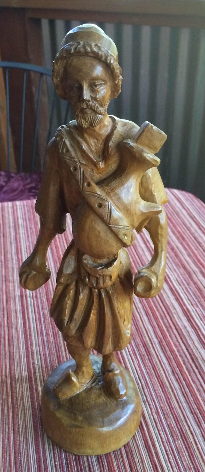 Wood Man Sculpture Carve Wood Man Carve Man Sculpture,Peasant Sculpture,Wood Peasant Man,Wood Folk art,Folk Man,Wood Man,Carve Wood Figure