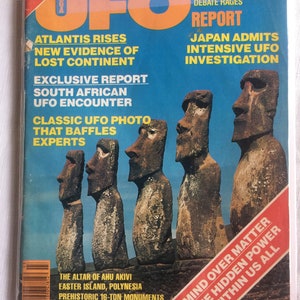 UFO Retro Magazine, 70s UFO Magazine, Bigfoot, Retro UFO, Ufo Magazine, Collectible Ufo, Ufo Gift, Ufo Research, Ufo Library, Ufo Book UFO Report March 78