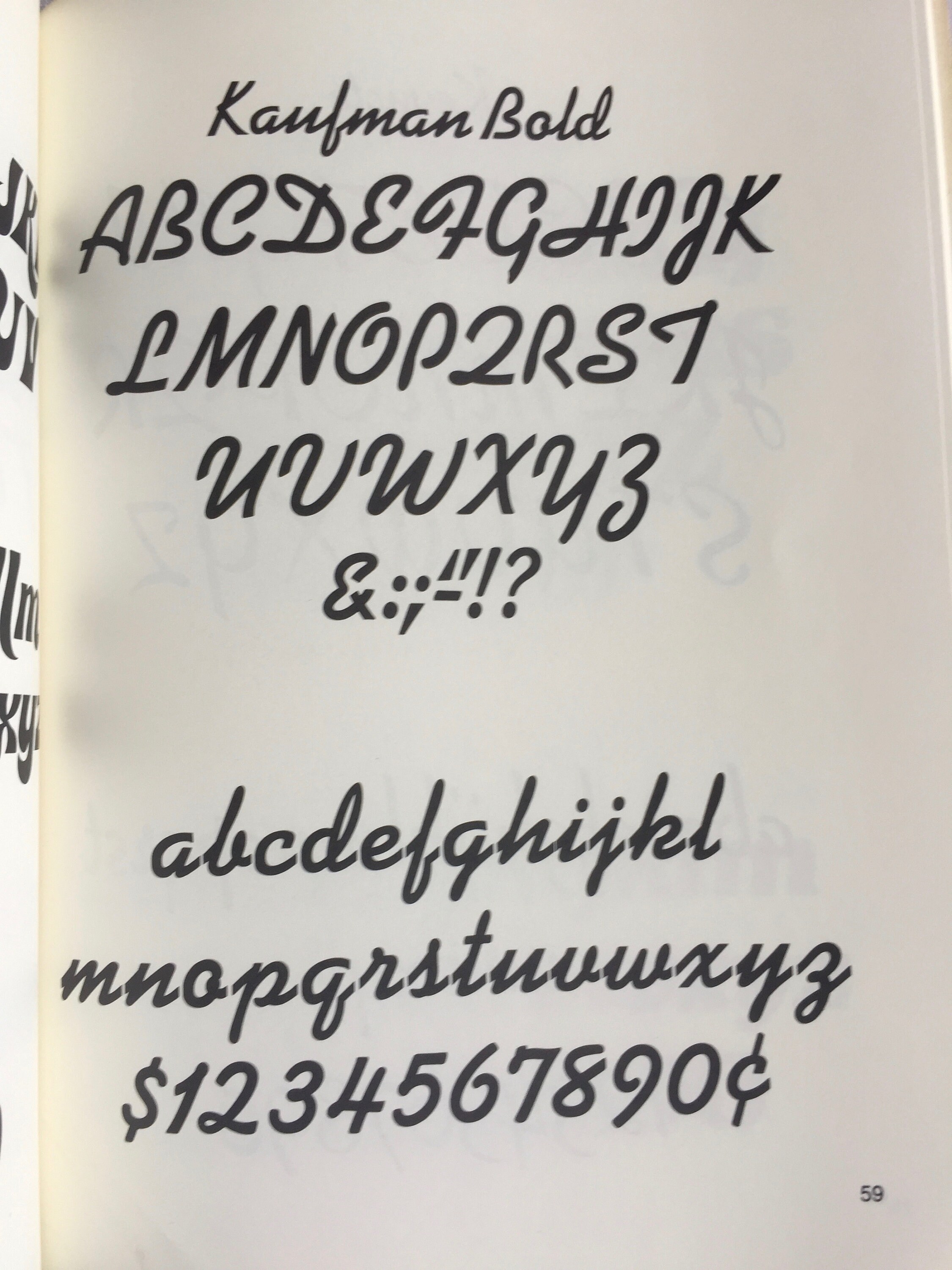 Script Fonts, Display Fonts, Typographic Collection, Font Collection ...