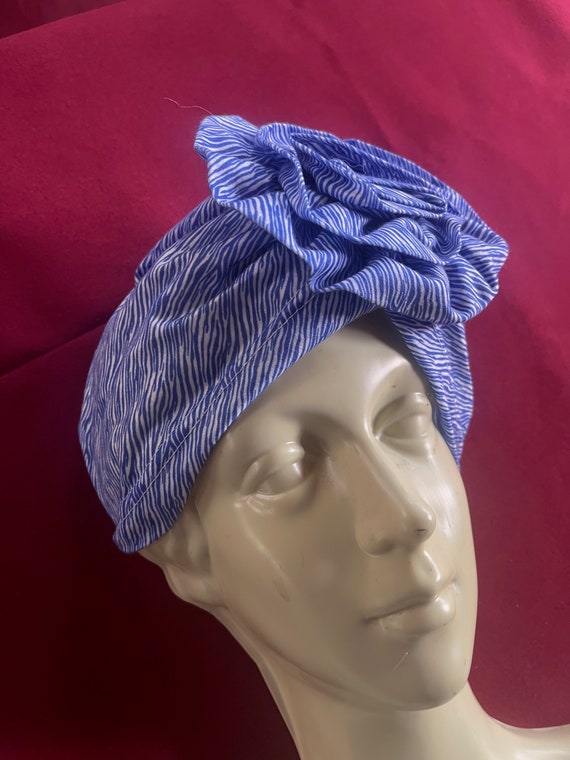 Stretchy Turban, Floral Turban, Beach Turban, Tro… - image 3