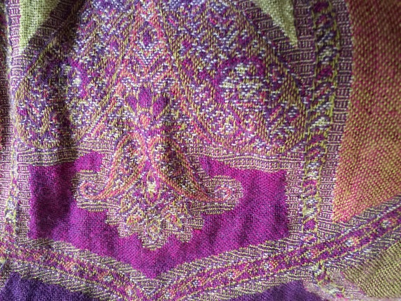 Purple Scarf, Cranberry Scarf, Wine Scarf, Purple Print Scarf, Purple Pattern Scarf, Magenta Scarf, Magenta Print Scarf, Purple Fringe Scarf