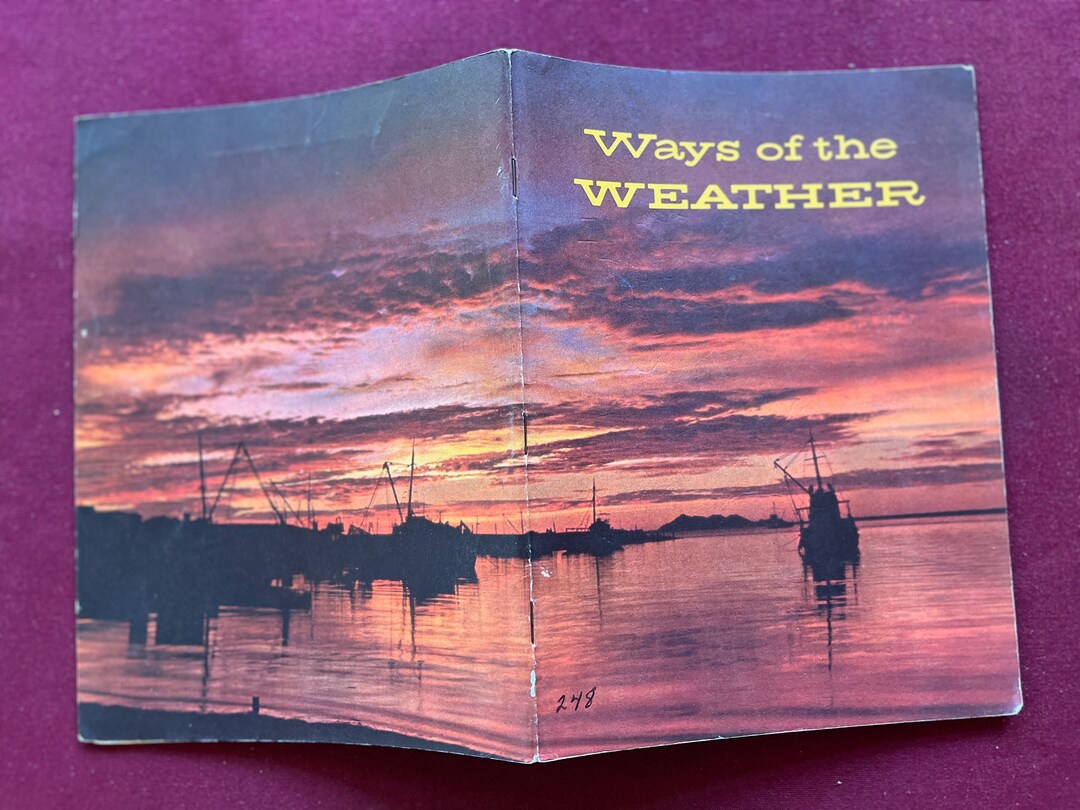 Weather Book, Climate Text, 60s Science Book, Retro Science Book ...