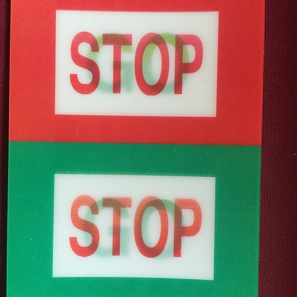 Stop Go Sign - Etsy