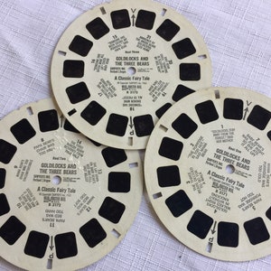 Gänseliesel, Märchen, Feenstand, Aesop Fabel, Gänseliesel, 3-D Spielzeug, Fairytale Art, Viewmaster, Viewmaster Reel