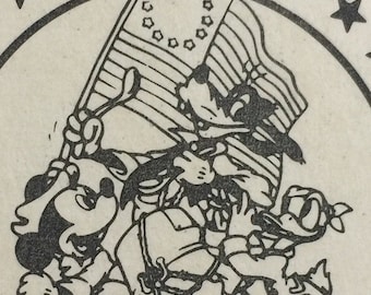 Disney Ticket, Disney Ephemera, Disneyland Collectible, Disneyland Ticket, Disney, Disneyland Gift, Disney Ticket, Bicentennial, Disneyland