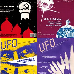 UFO Magazines, Ufo Book, Occult Book, Extraterrestrial, Flying Saucer, ET, Metaphysical Book, Phenomena, Paranormal, Ufo Gift, Unexplained