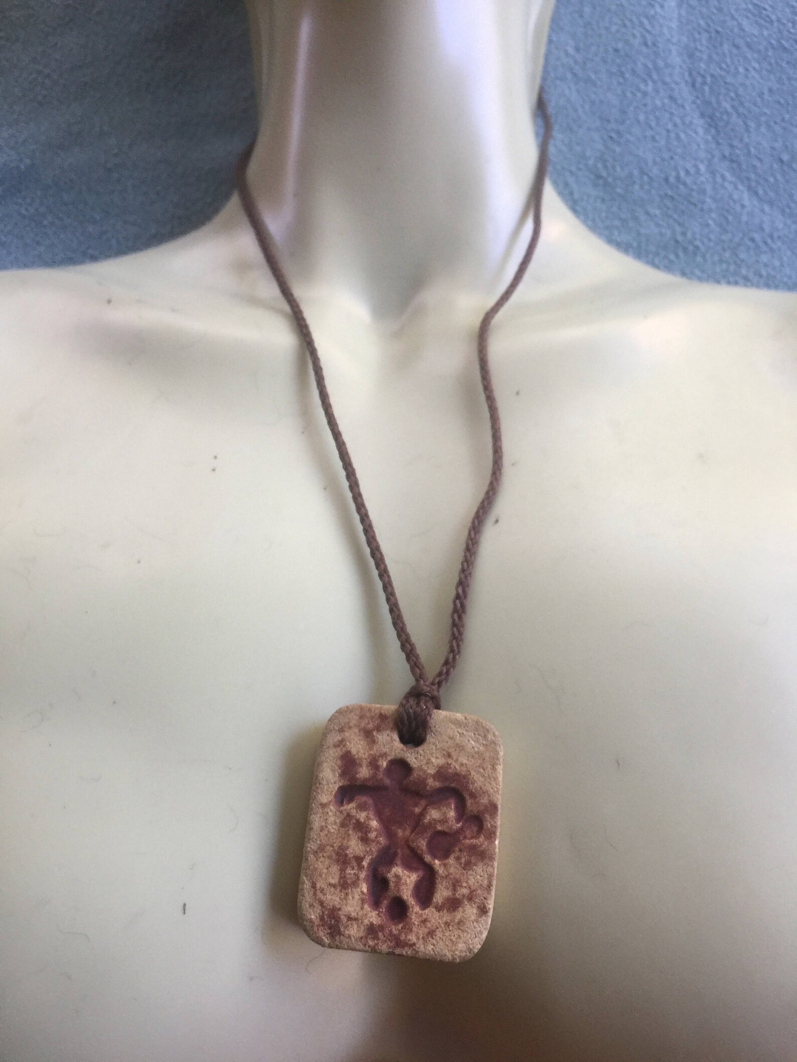 Bijoux Caveman Primitive Necklace Tribal Pendant Tribal Etsy France
