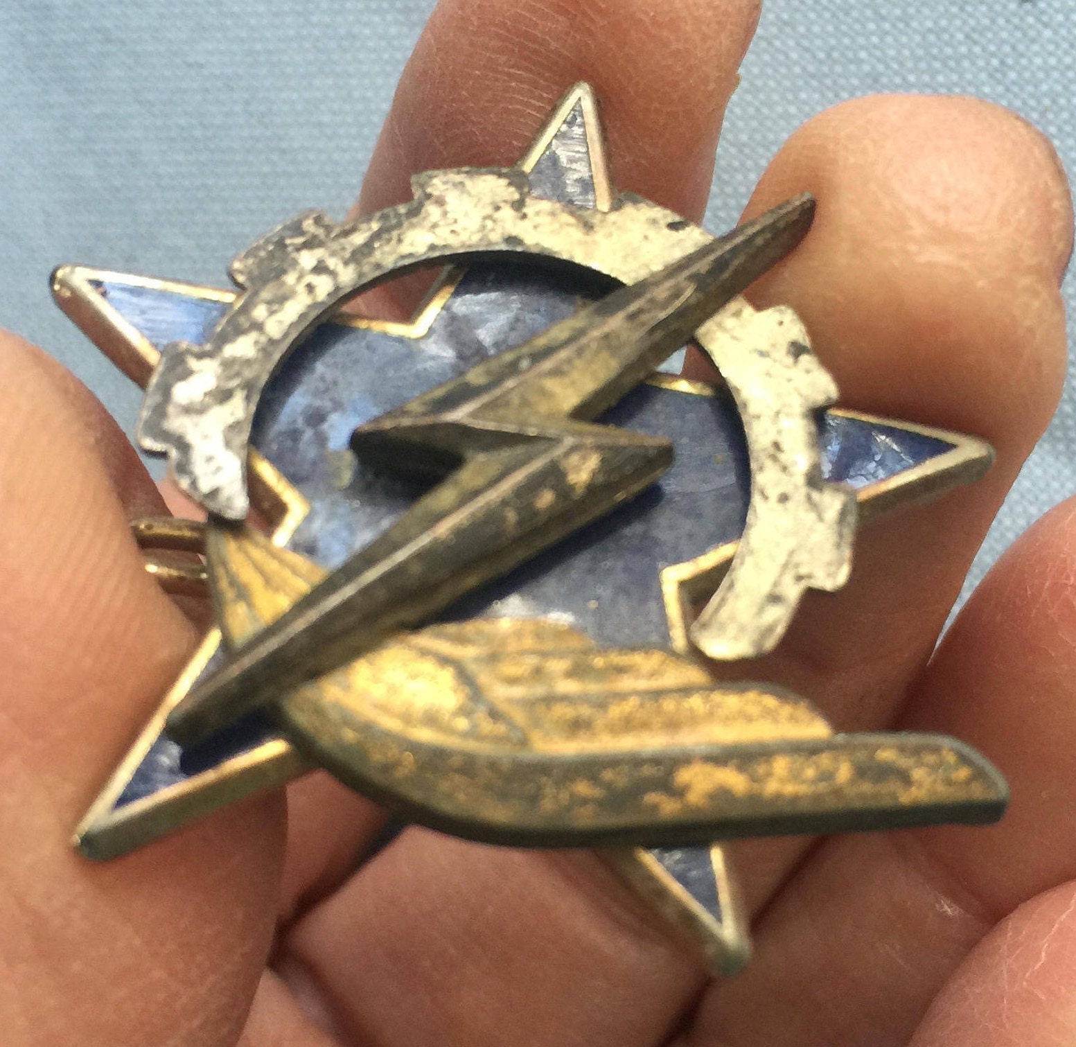 French Badge, Military Badge, French Pin, French Brooch, French