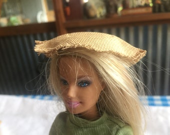 Barbie Hat, Barbie Straw Hat, Barbie Accessory, Barbie Summer, Barbie Collection, Barbie Wardrobe, Barbie Doll Hat, Barbie Fashion, Barbie