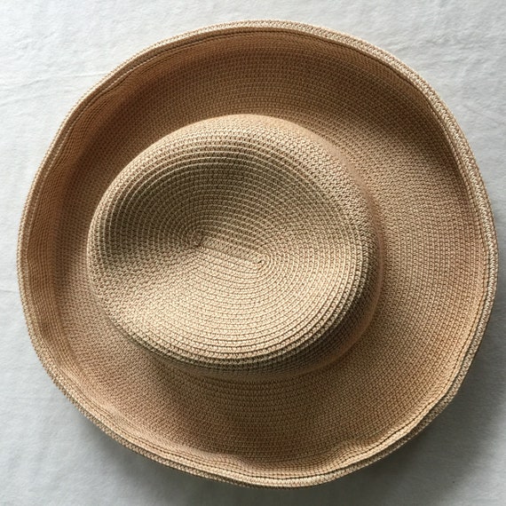 Straw Hat, Beige Straw Hat, Shade Hat, Beach Hat,… - image 3