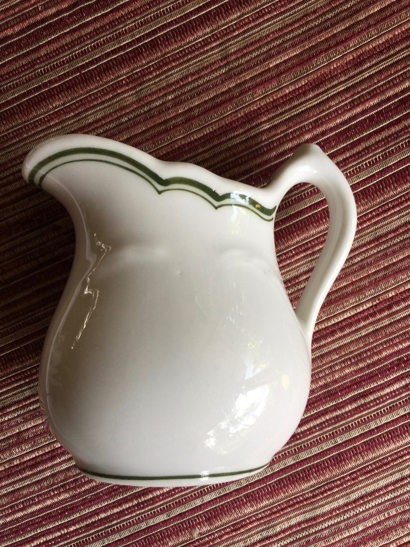 Retro Creamer White Creamer Small Pitcher Sauce Pitcher Etsy