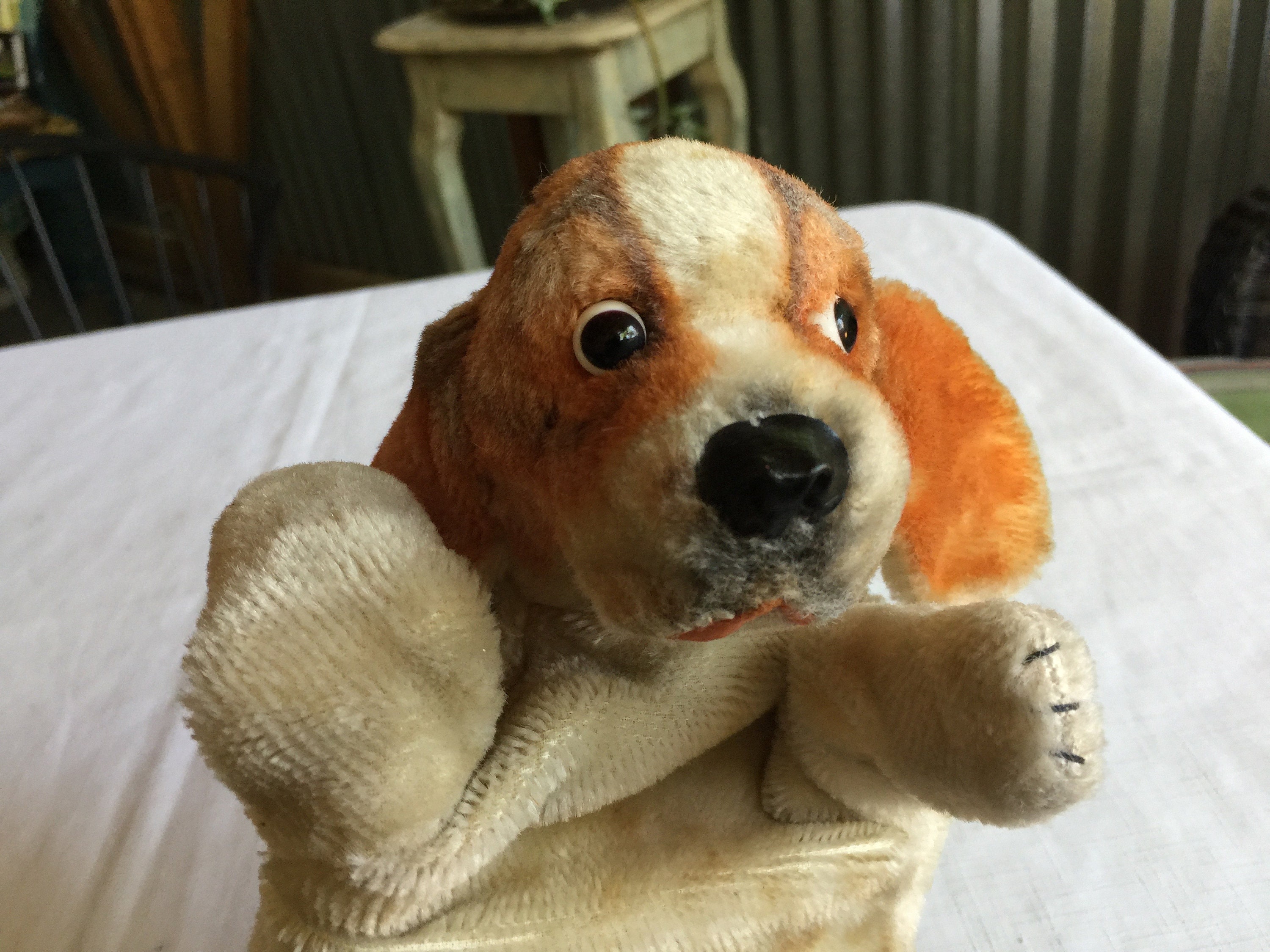 Dog Puppet Retro Puppet 50s Puppet Puppy Puppet Hand Etsy