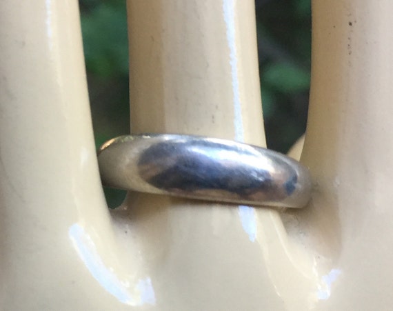 Simple Wedding Band, Men Wedding Band,Palladium Ba