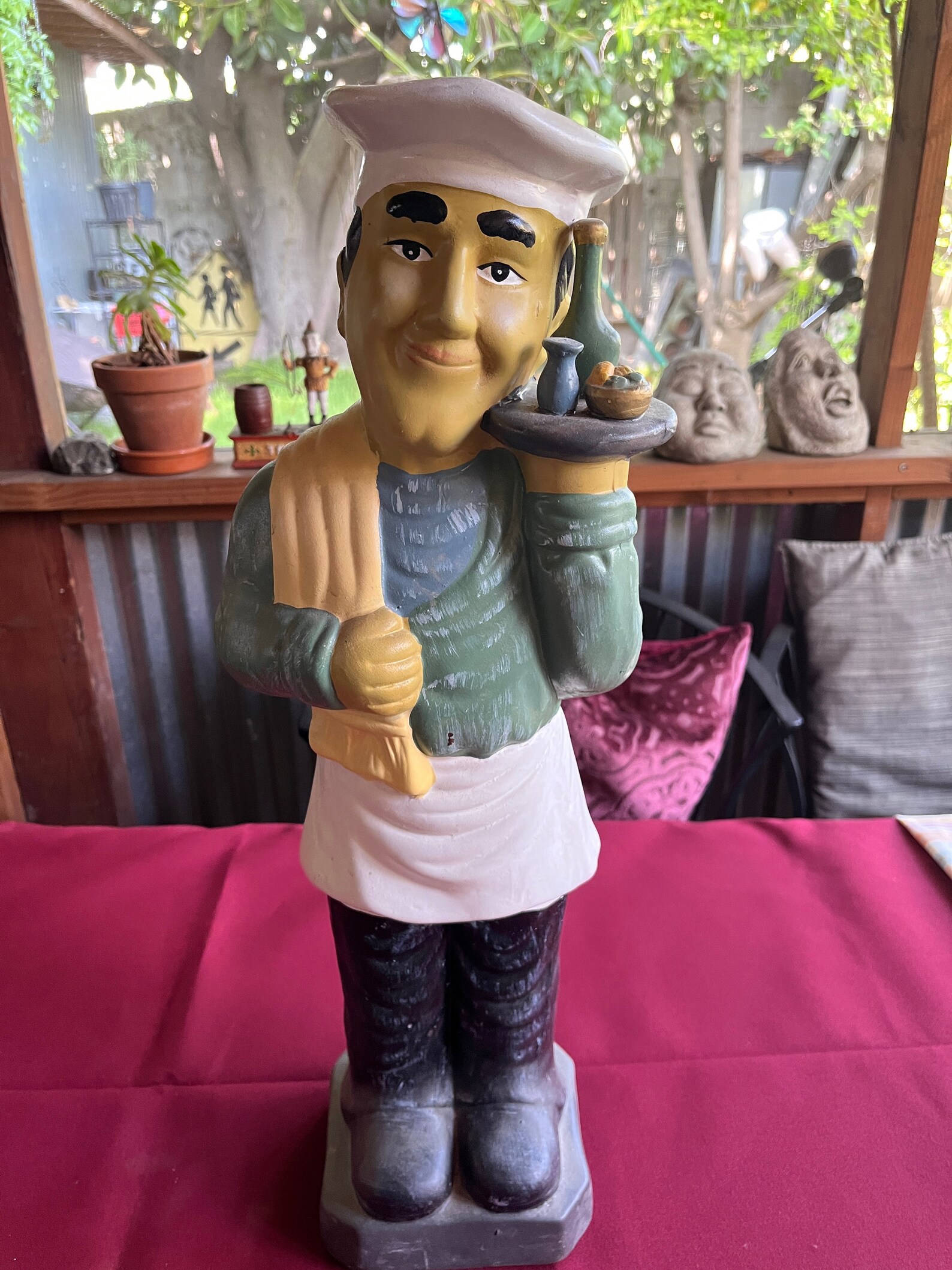 Dining Sculpturechef Sculpture Gourmet Artkitchen Etsy