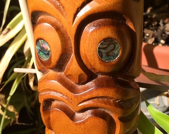 Drewniane Tiki, Rzeźba Tiki, Sztuka Ścienna Tiki, Egzotyczna Figura Plemienna Tiki, Sztuka Barowa, Ręcznie Rzeźbione Tiki, Dekoracja Patio, Sztuka Nowej Zelandii, Bóg Tiki