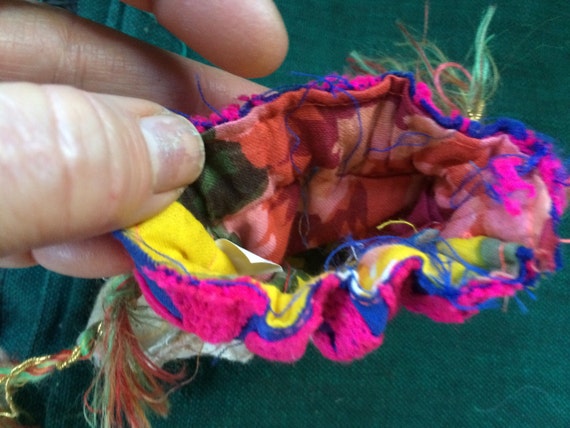 Boho Pouch, Small Patchwork Pouch, Small Boho Bag… - image 3