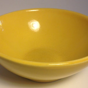 Coors skål, serveringsskål i Kalifornien, gul vintage porslin, soppskål, art déco, keramiska serveringsfat, original gourmet retro